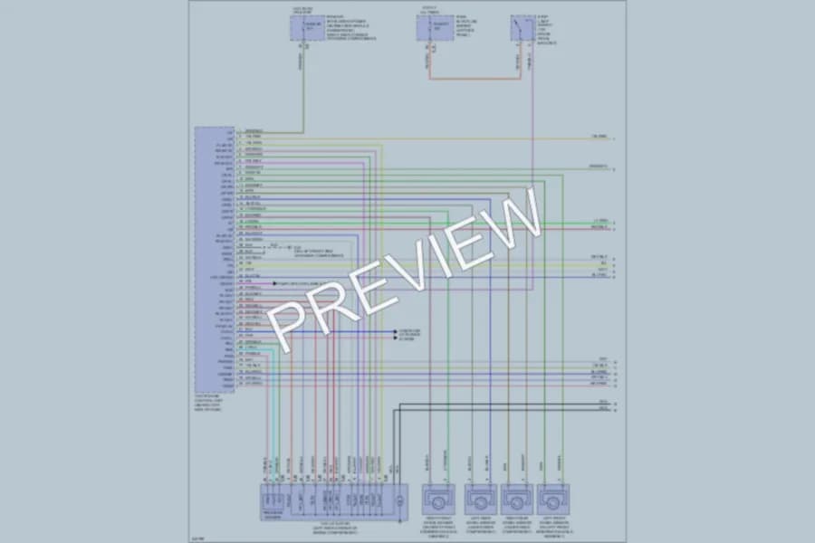 2006 Nissan 350Z Anti Lock Brakes wiring diagram preview