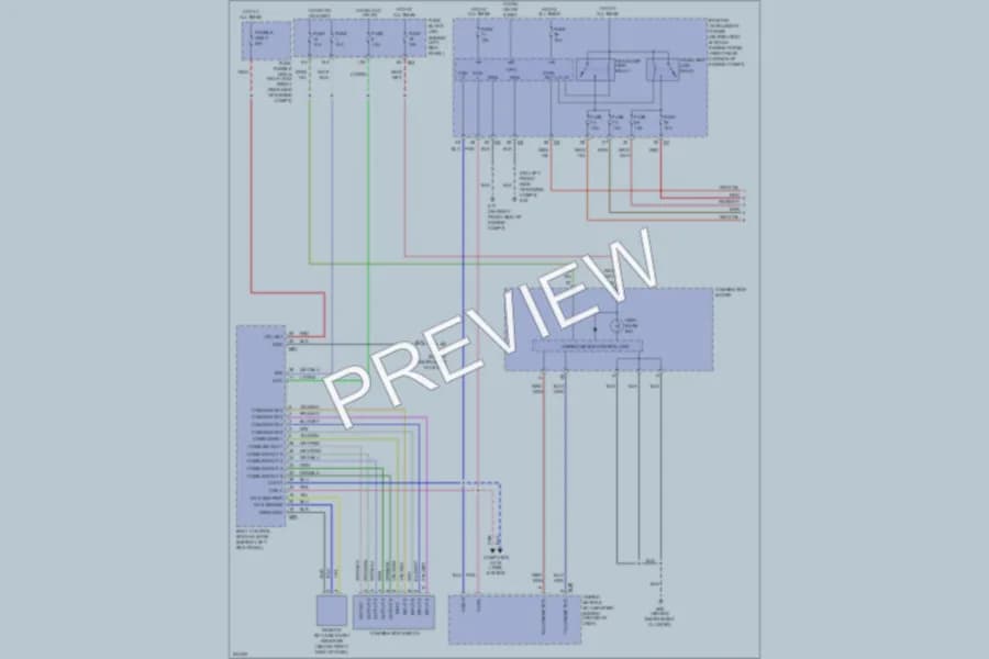 2006 Nissan 350Z Headlights wiring diagram preview