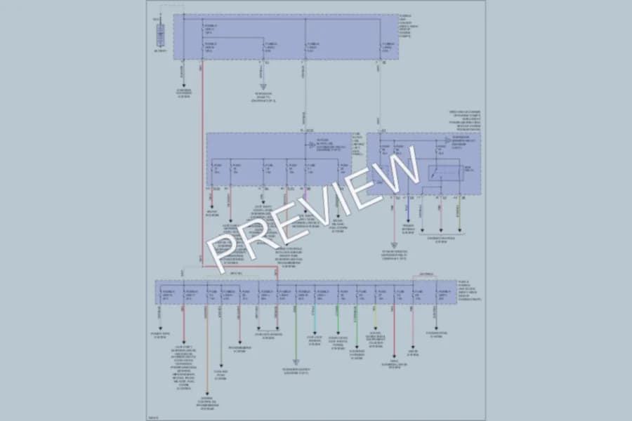 2006 Nissan 350Z Power Distribution wiring diagram preview