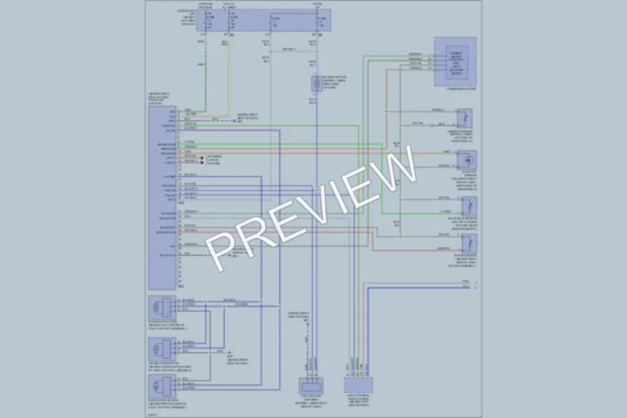 2006 Nissan Altima Air Conditioning wiring diagram preview