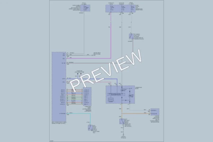 2006 Nissan Altima Warning Systems wiring diagram preview