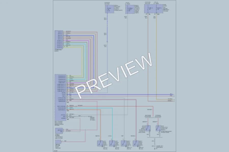 2006 Nissan Armada Headlights wiring diagram preview