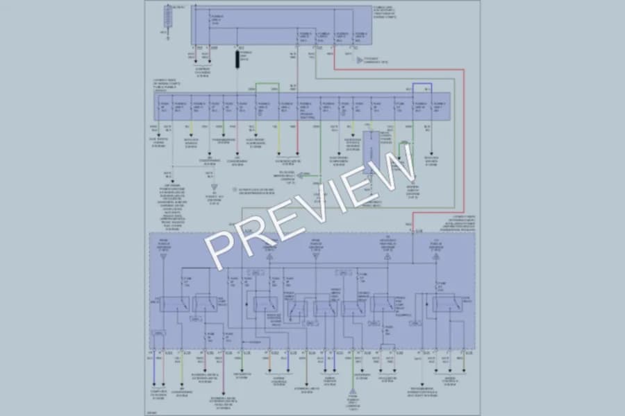 2006 Nissan Armada Power Distribution wiring diagram preview