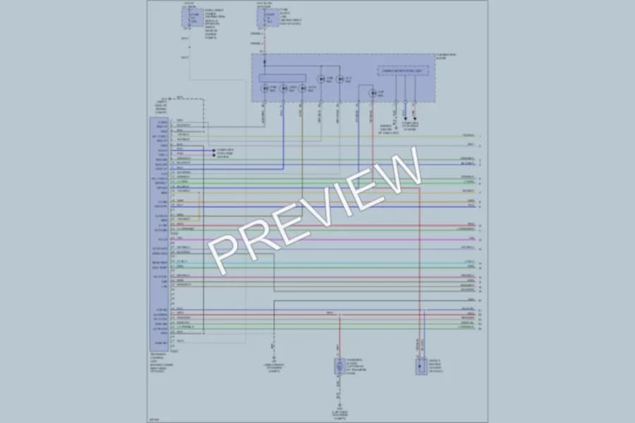 2006 Nissan Armada Transmission wiring diagram preview