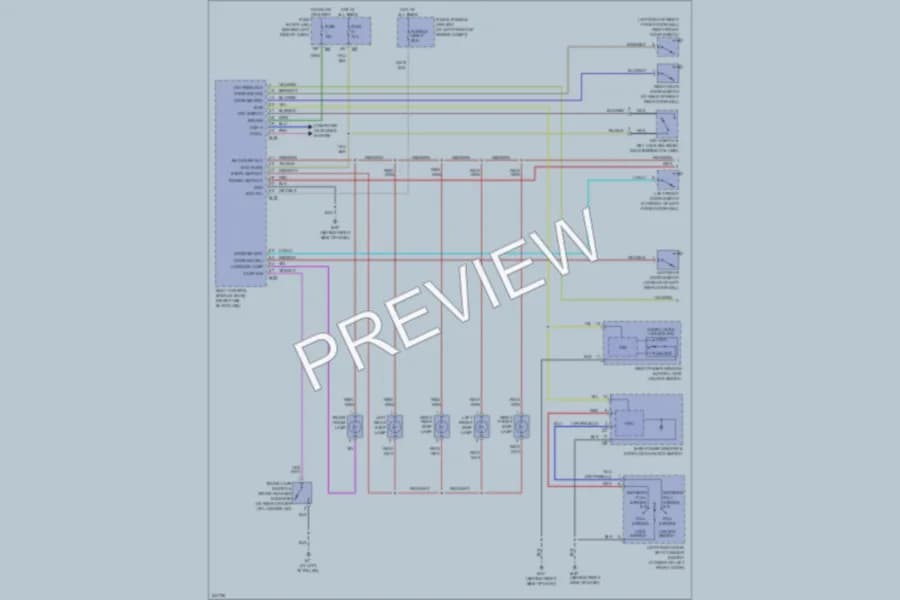 2006 Nissan Maxima Interior Lights wiring diagram preview
