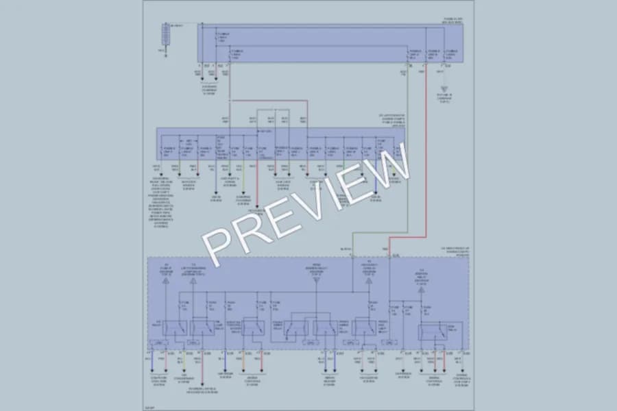 2006 Nissan Maxima Power Distribution wiring diagram preview