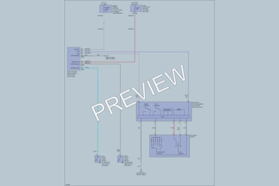 2006 Nissan Maxima Power Top Sunroof wiring diagram preview