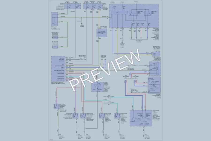 2006 Nissan Murano Anti Theft wiring diagram preview