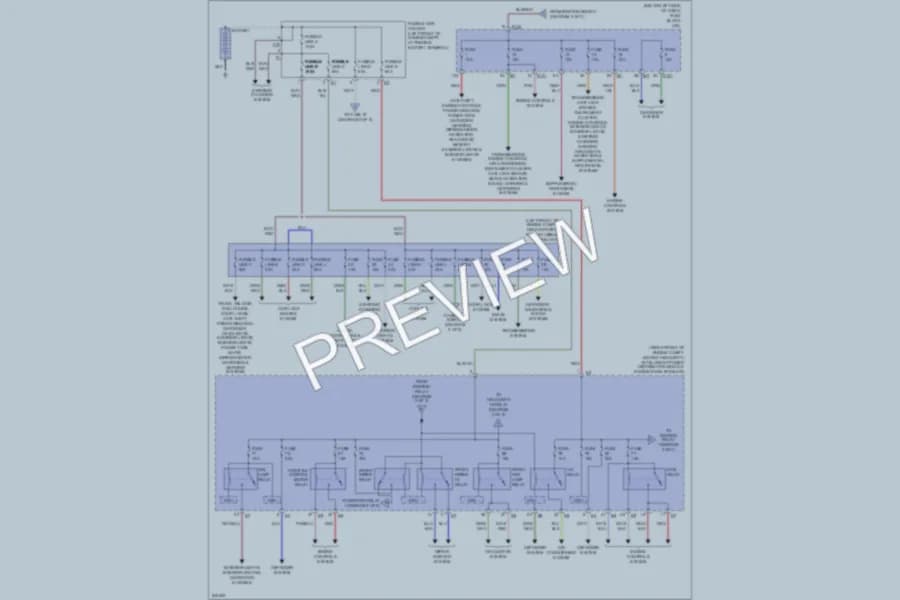 2006 Nissan Murano Power Distribution wiring diagram preview