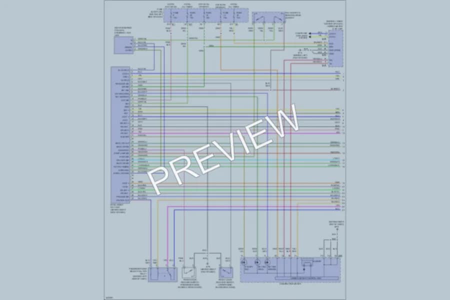 2006 Nissan Murano Power Door Locks wiring diagram preview