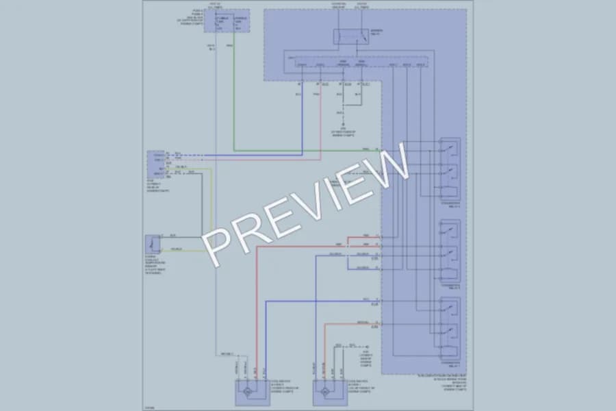 2006 Nissan Quest Cooling Fan wiring diagram preview