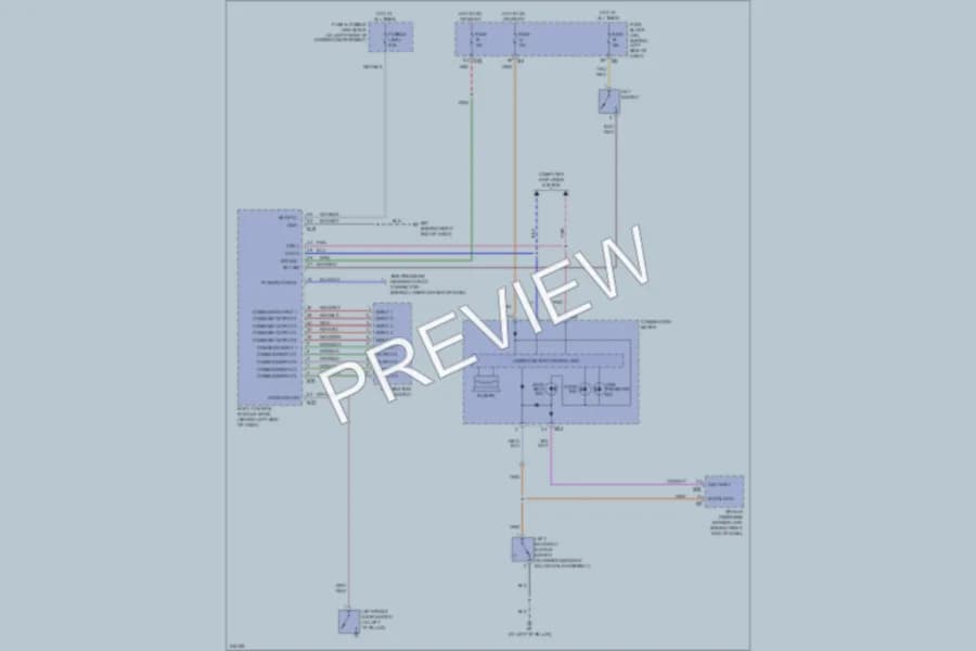 2006 Nissan Quest Warning Systems wiring diagram preview