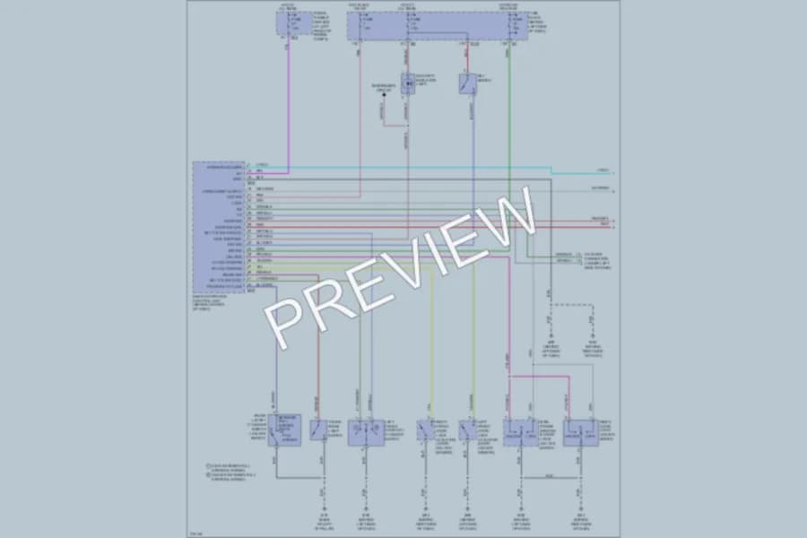 2006 Nissan Sentra Anti Theft wiring diagram preview
