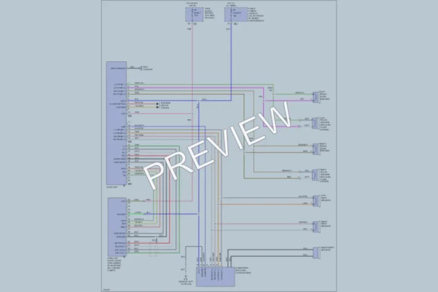 2006 Nissan Sentra Radio wiring diagram preview