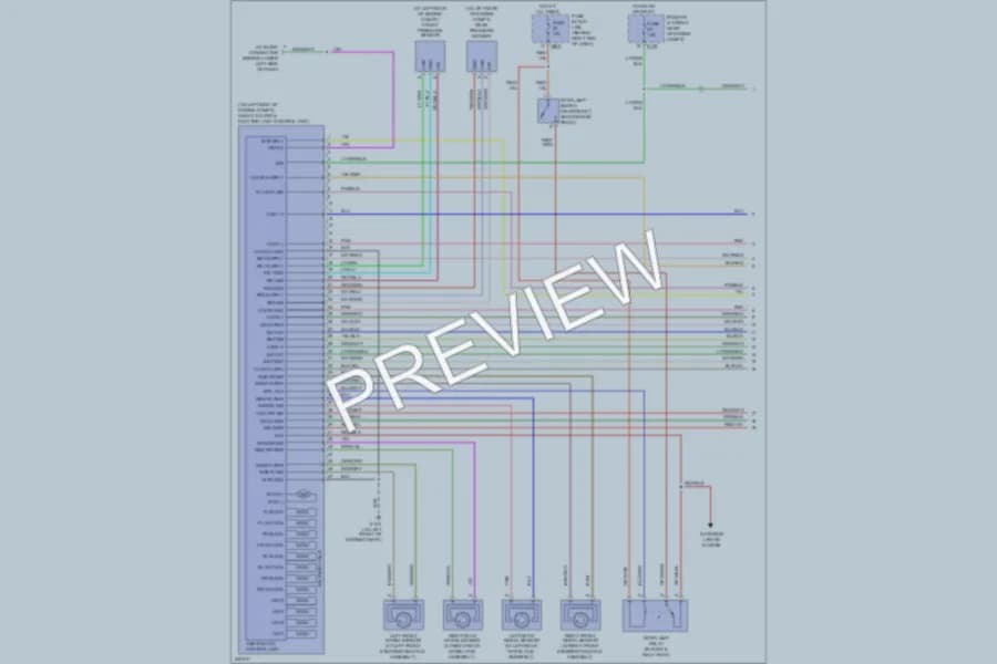 2006 Nissan Titan Anti Lock Brakes wiring diagram preview