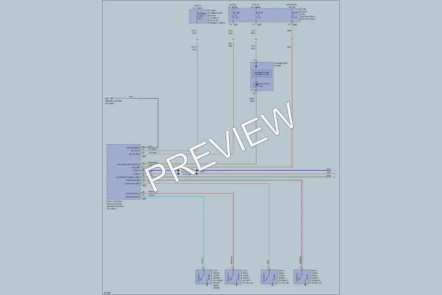 2006 Nissan Titan Anti Theft wiring diagram preview
