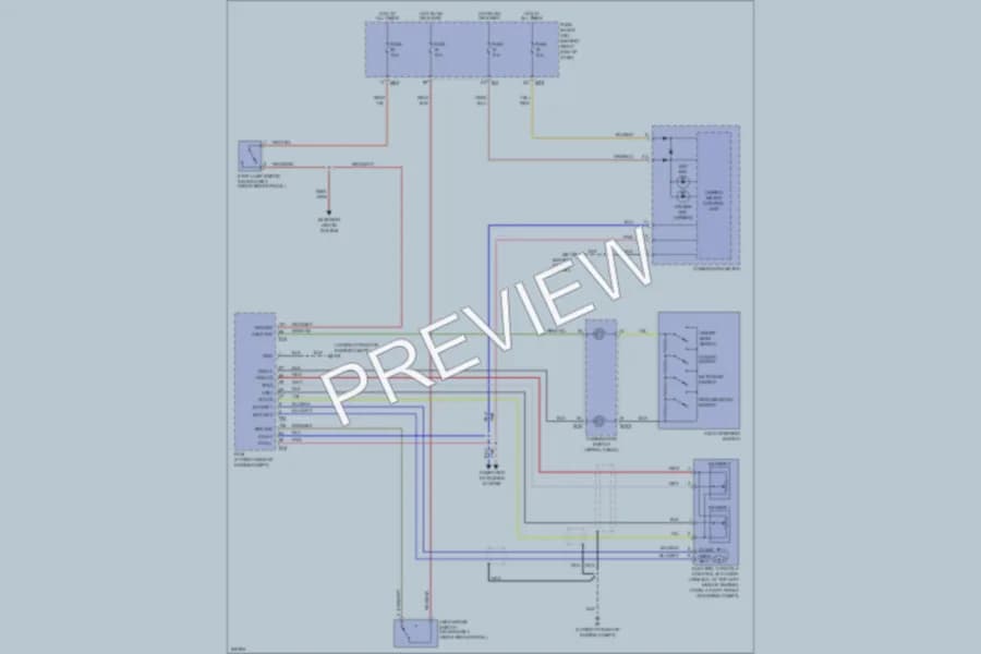 2006 Nissan Titan Cruise Control wiring diagram preview