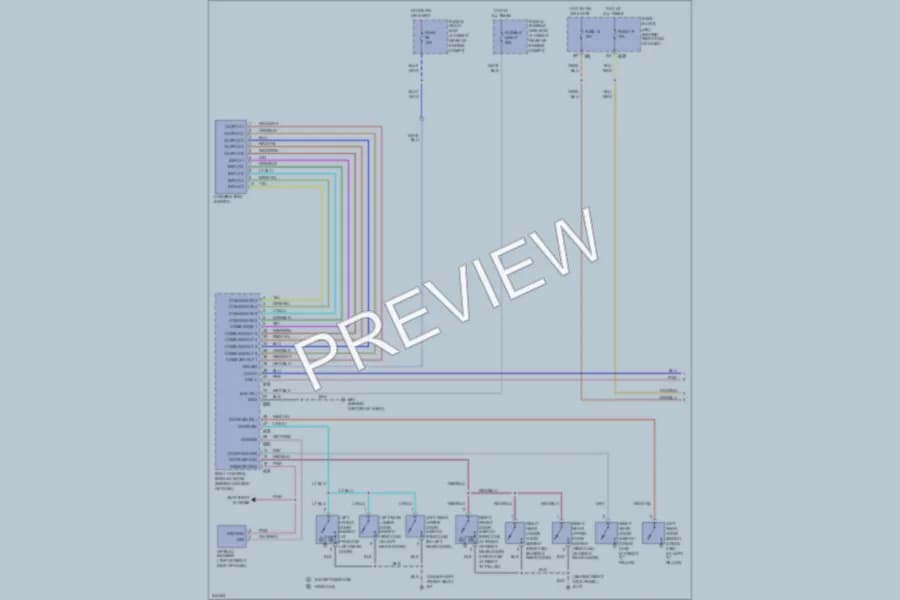 2006 Nissan Titan Headlights wiring diagram preview