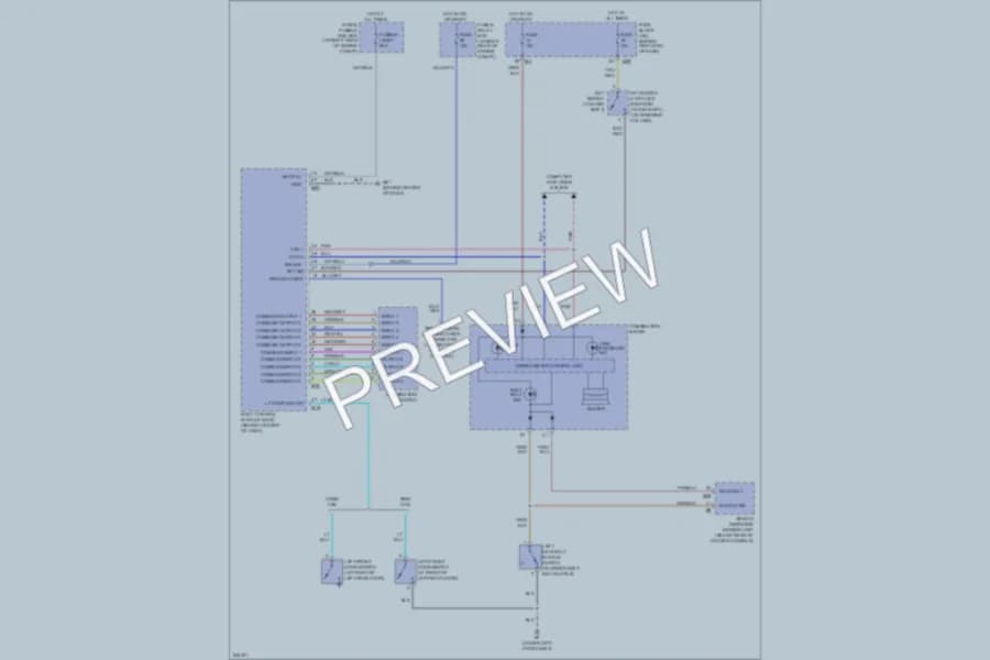 2006 Nissan Titan Warning Systems wiring diagram preview