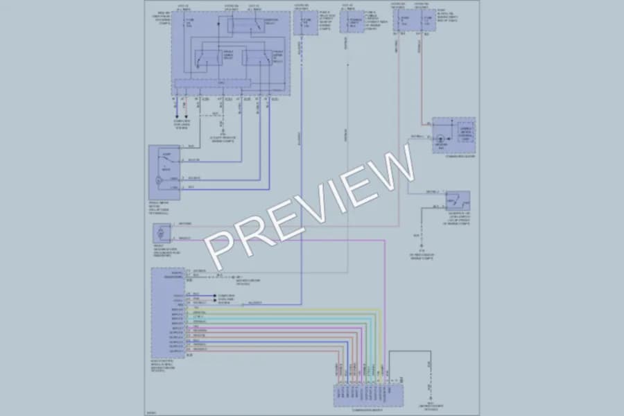 2006 Nissan Titan Wiper Washer wiring diagram preview
