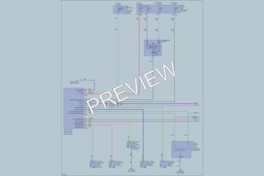 2006 Nissan Xterra Anti Theft wiring diagram preview