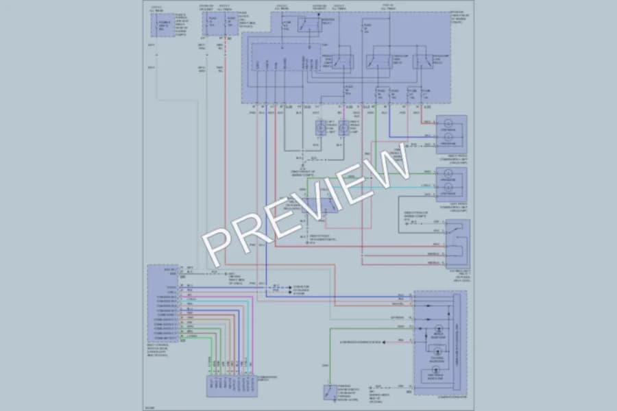 2006 Nissan Xterra Headlights wiring diagram preview