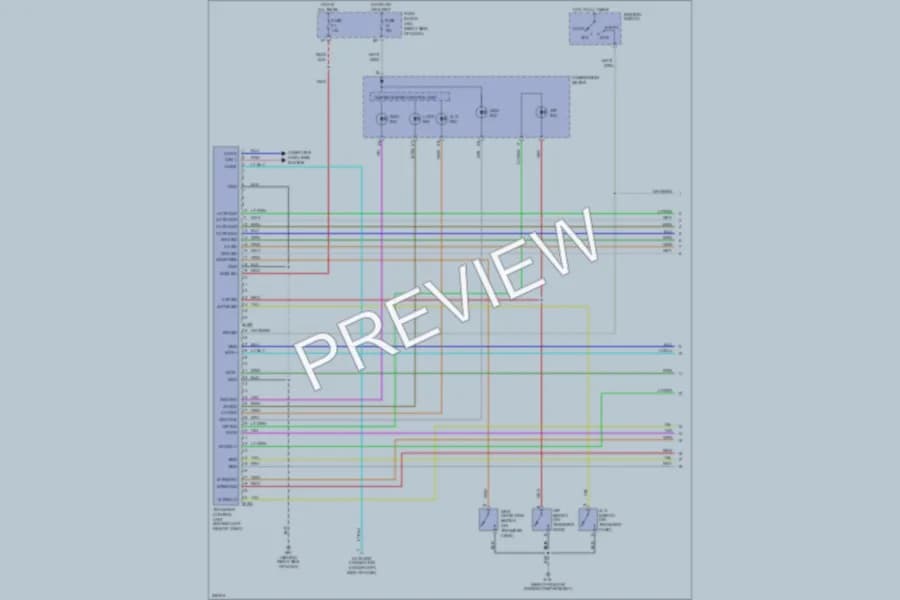 2006 Nissan Xterra Transmission wiring diagram preview