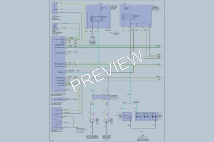 2006 Pontiac G6 Exterior Lights wiring diagram preview
