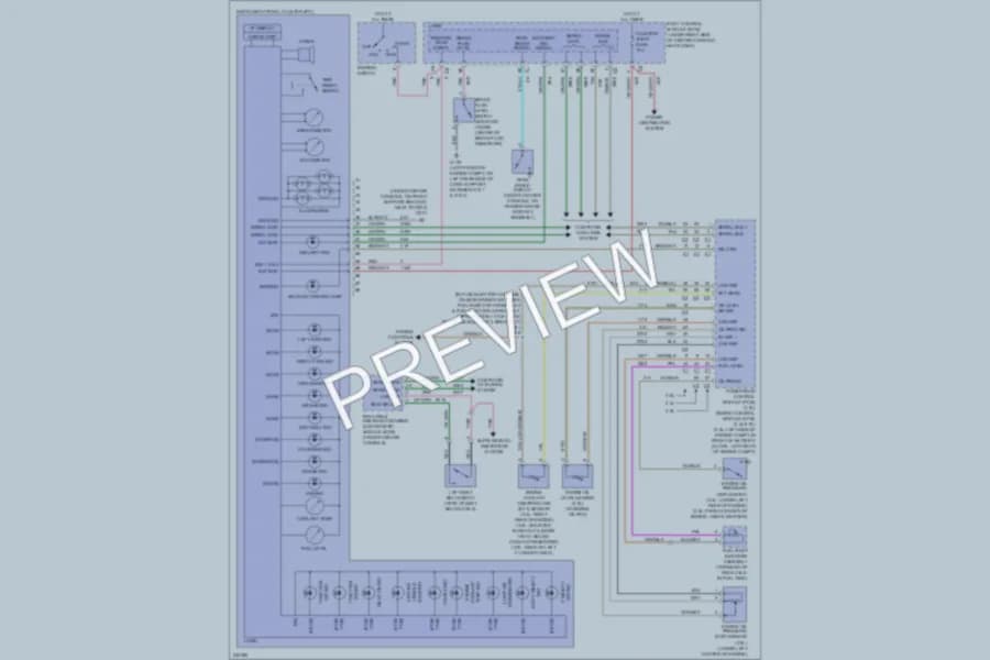 2006 Pontiac G6 Instrument Cluster wiring diagram preview