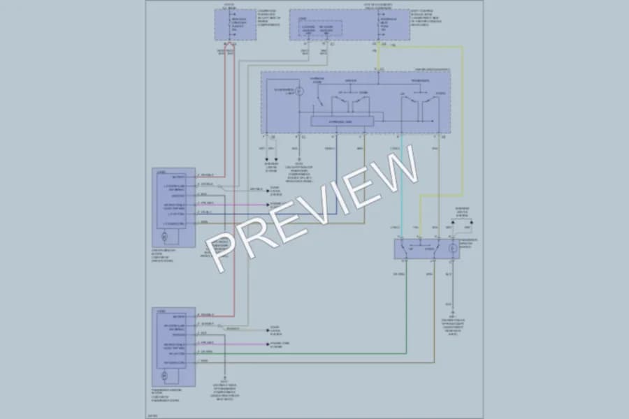 2006 Pontiac G6 Power Windows wiring diagram preview