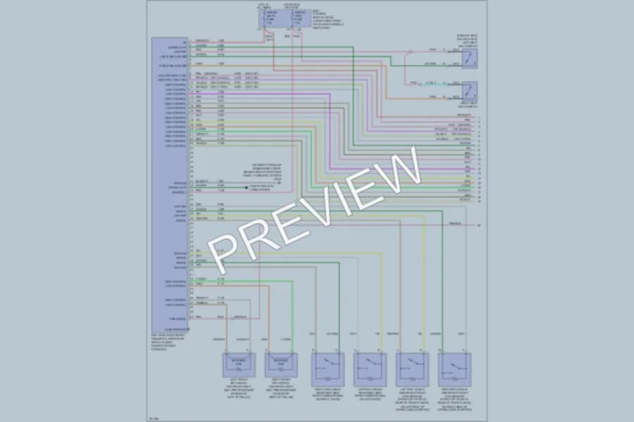 2006 Pontiac G6 Supplemental Restraints wiring diagram preview