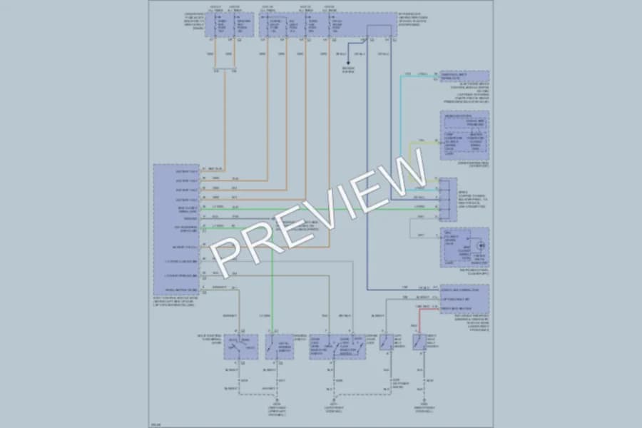 2006 Pontiac GrandPrix Warning Systems wiring diagram preview