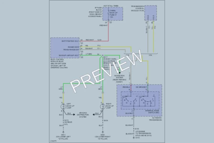 2006 Pontiac MontanaSV6 Exterior Lights wiring diagram preview