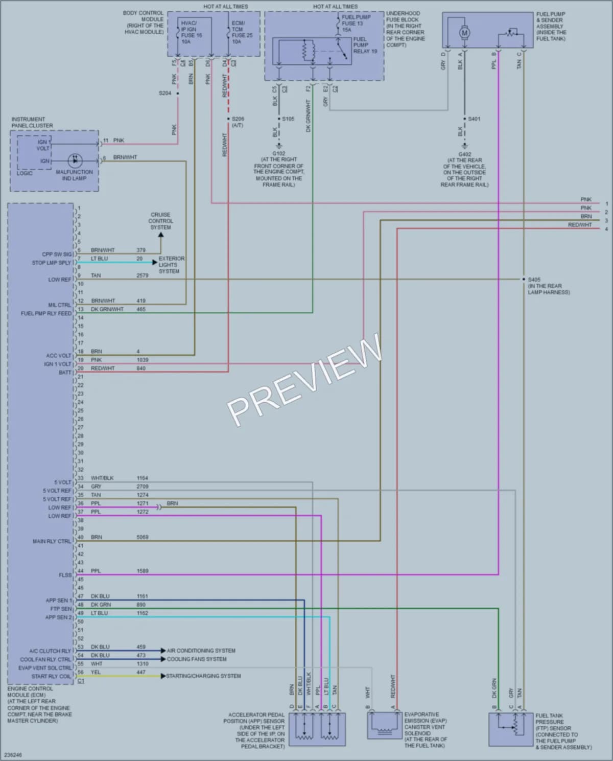 2006 Pontiac Solstice Engine Performance wiring diagram preview