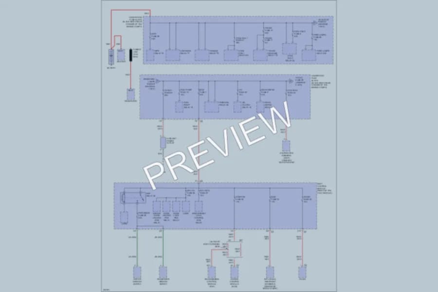 2006 Pontiac Solstice Power Distribution wiring diagram preview