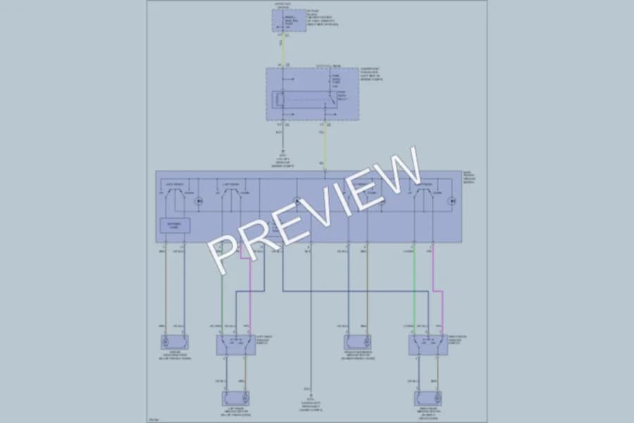 2006 Pontiac Torrent Power Windows wiring diagram preview