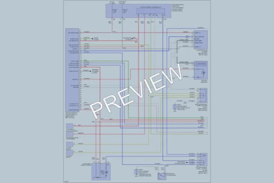 2006 Pontiac Vibe Anti Theft wiring diagram preview