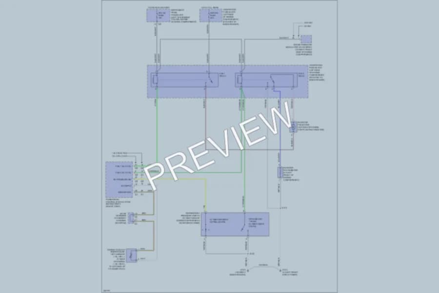 2006 Pontiac Vibe Cooling Fan wiring diagram preview