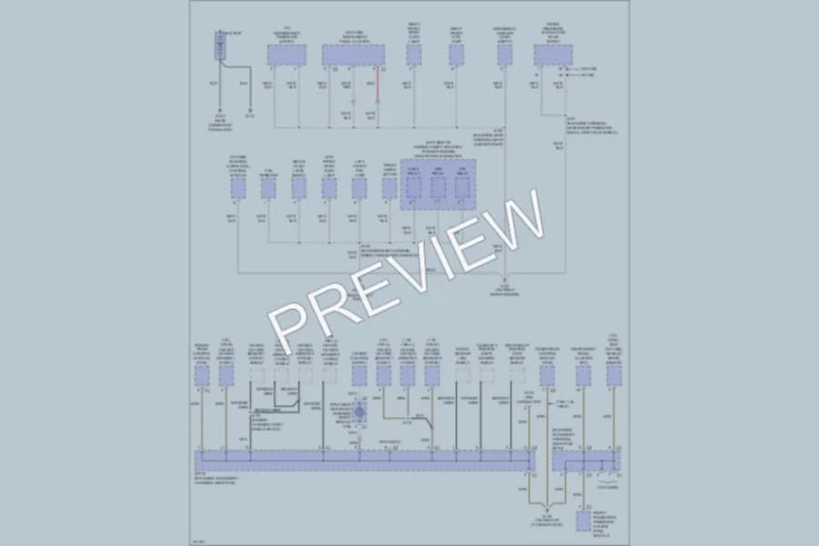 2006 Pontiac Vibe Ground Distribution wiring diagram preview