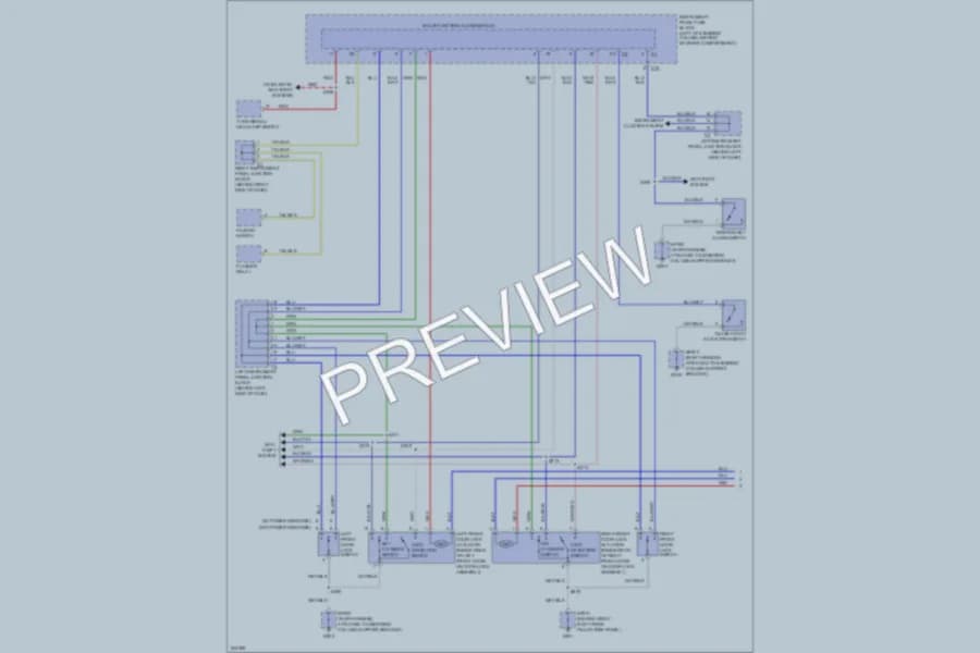 2006 Pontiac Vibe Power Door Locks wiring diagram preview