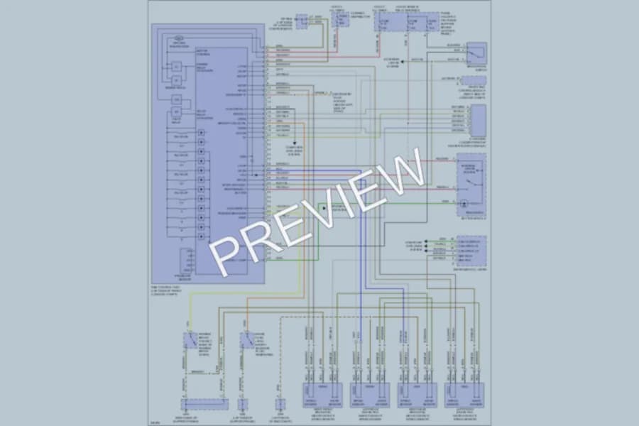 2006 Porsche 911 Anti Lock Brakes wiring diagram preview