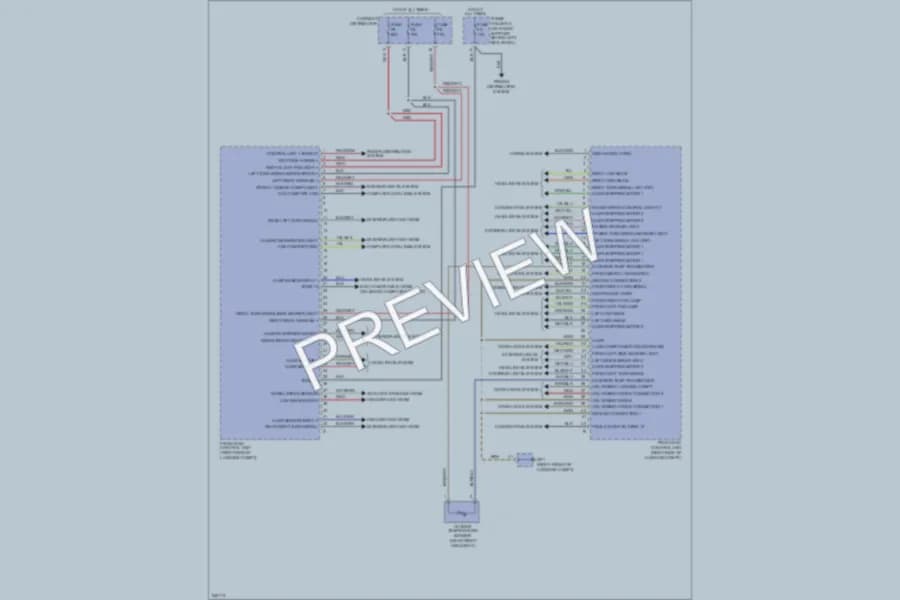 2006 Porsche 911 Body Control Modules wiring diagram preview