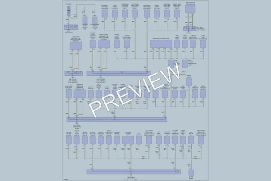 2006 Porsche 911 Ground Distribution wiring diagram preview