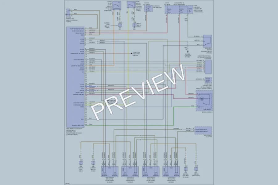 2006 Porsche Boxster Anti Lock Brakes wiring diagram preview