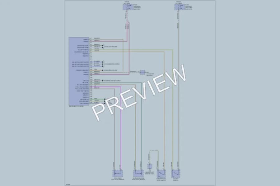 2006 Porsche Boxster Instrument Cluster wiring diagram preview