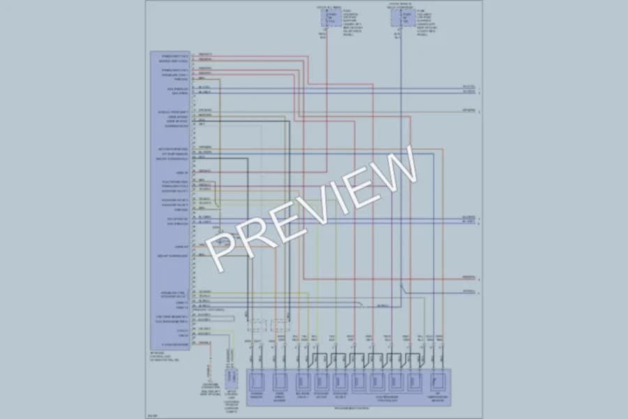 2006 Porsche Boxster Transmission wiring diagram preview