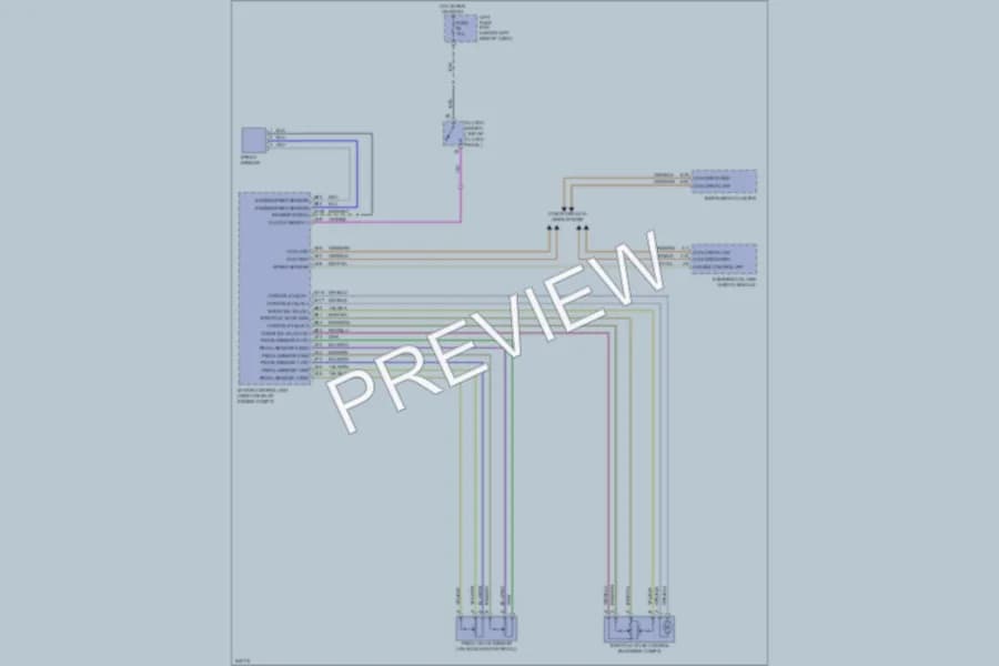 2006 Porsche Cayenne Cruise Control wiring diagram preview