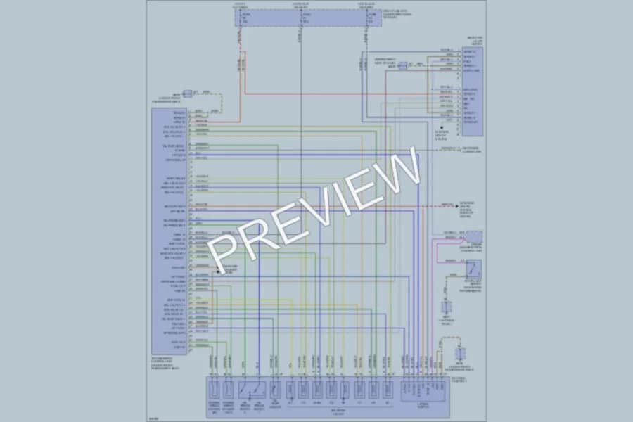 2006 Porsche Cayenne Transmission wiring diagram preview