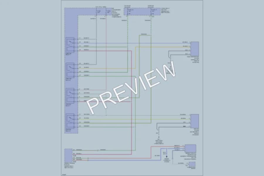 2006 Saab 92X Cooling Fan wiring diagram preview