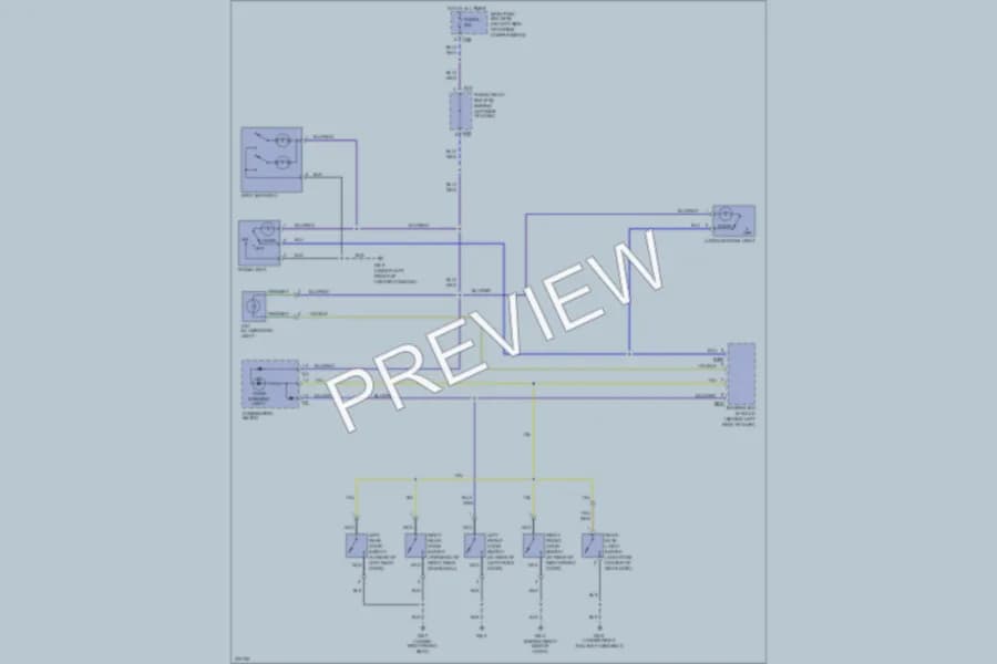 2006 Saab 92X Interior Lights wiring diagram preview